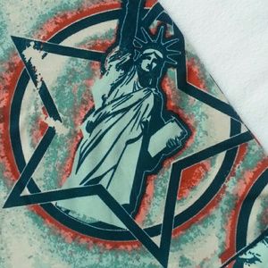 New LuLaRoe Americana TC2 Leggings Statue Liberty